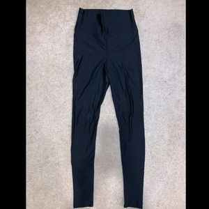 Black American Apparel high waisted nylon spandex leggings medium